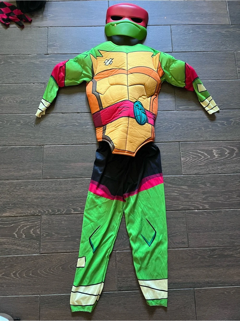 Kids Raphael Ninja Turtles Costume with Mask